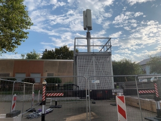 Provisorische Mobilfunkantenne Provisorische Mobilfunkantenne