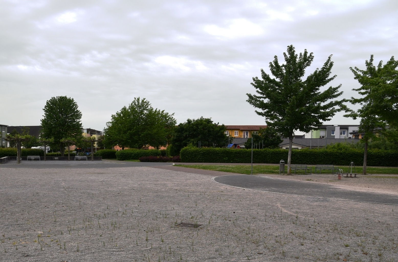Der Lessingplatz in Nord-West ist weitläufig und bietet gute Konzertbedingungen.