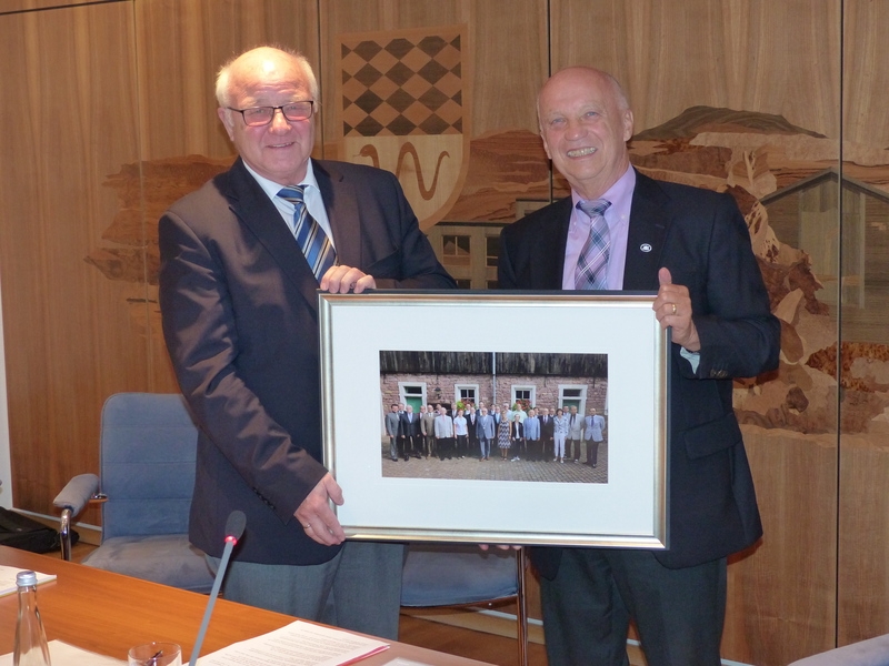 Bürgermeister Helmut Baust, Roland Seidel Bürgermeister Helmut Baust, Roland Seidel