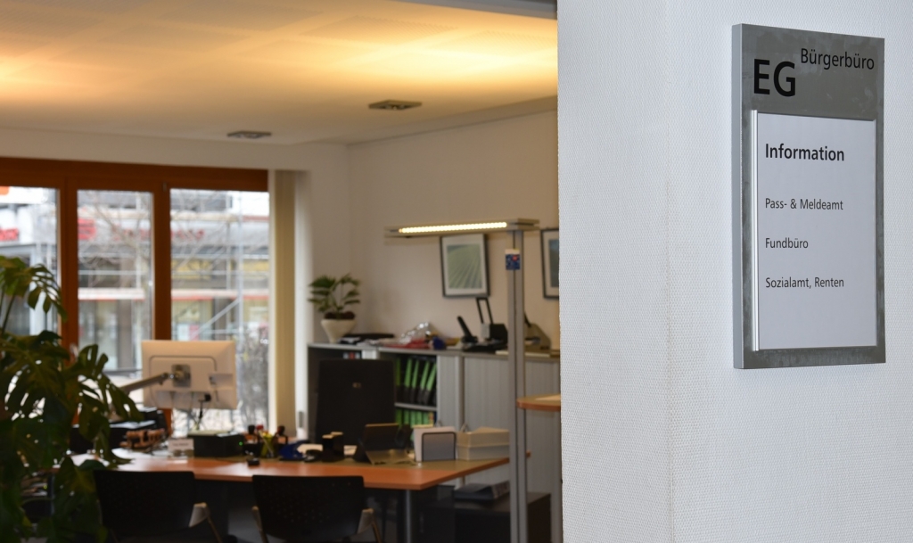 Blick ins Bürgerbüro Blick ins Bürgerbüro