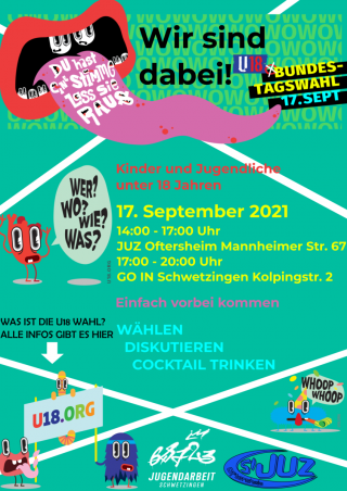 U 18 Jugendwahl Plakat U 18 Jugendwahl Plakat
