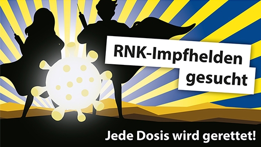 Plakatmotiv Impfhelden vom Rhein-Neckar-Kreis Plakatmotiv Impfhelden vom Rhein-Neckar-Kreis