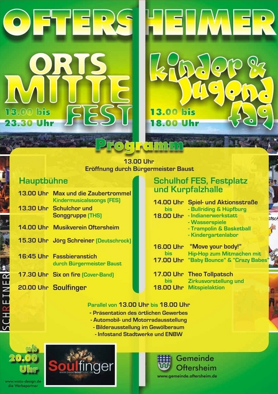 Ortsmittefest 2009 Programm Ortsmittefest 2009 Programm
