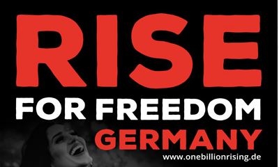RISE FOR FREEDOM - So lautet das Motto von ONE BILLION RISING 2023 (Bild: https://www.onebillionrising.de) RISE FOR FREEDOM - So lautet das Motto von ONE BILLION RISING 2023 (Bild: https://www.onebillionrising.de)