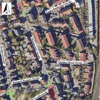 Straßenplan Straßenplan