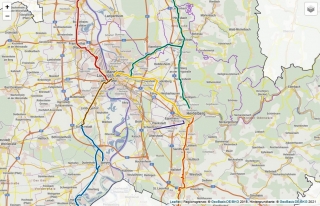 Radschnellweg Karte (Verband Region Rhein-Neckar) Radschnellweg Karte (Verband Region Rhein-Neckar)