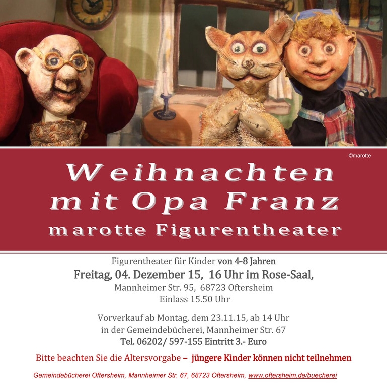 BÜ KInder Weihnachten Opa Franz BÜ KInder Weihnachten Opa Franz