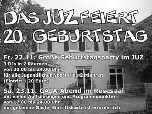 Jubiläum JUZ Jubiläum JUZ
