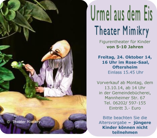 BÜ Kindertheater Urmel BÜ Kindertheater Urmel