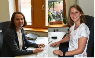 links im Bild Sybille Fitterling, rechts Britta Josupeit links im Bild Sybille Fitterling, rechts Britta Josupeit