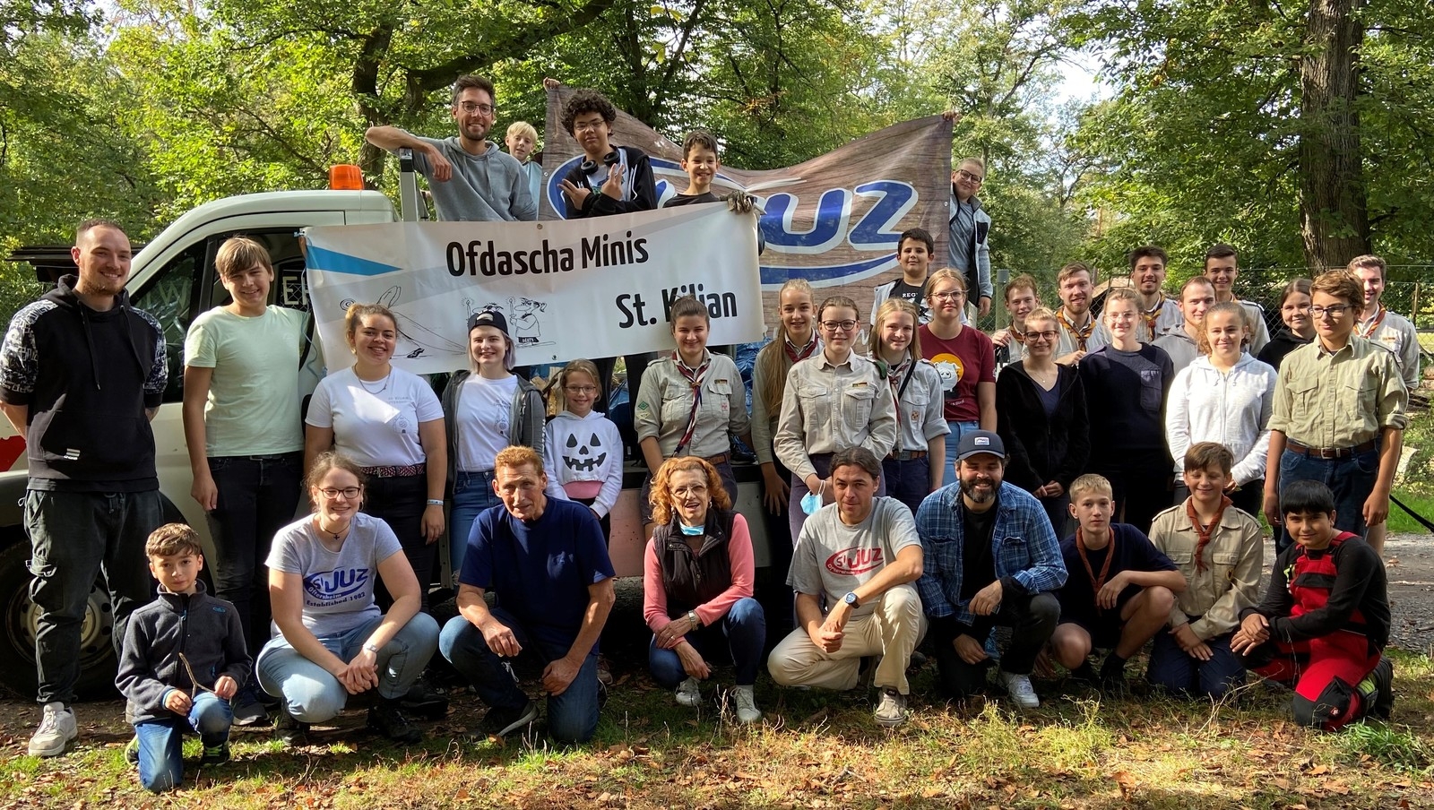 Ein Gruppenbild der engagierten Müllsammeler aus 2021.