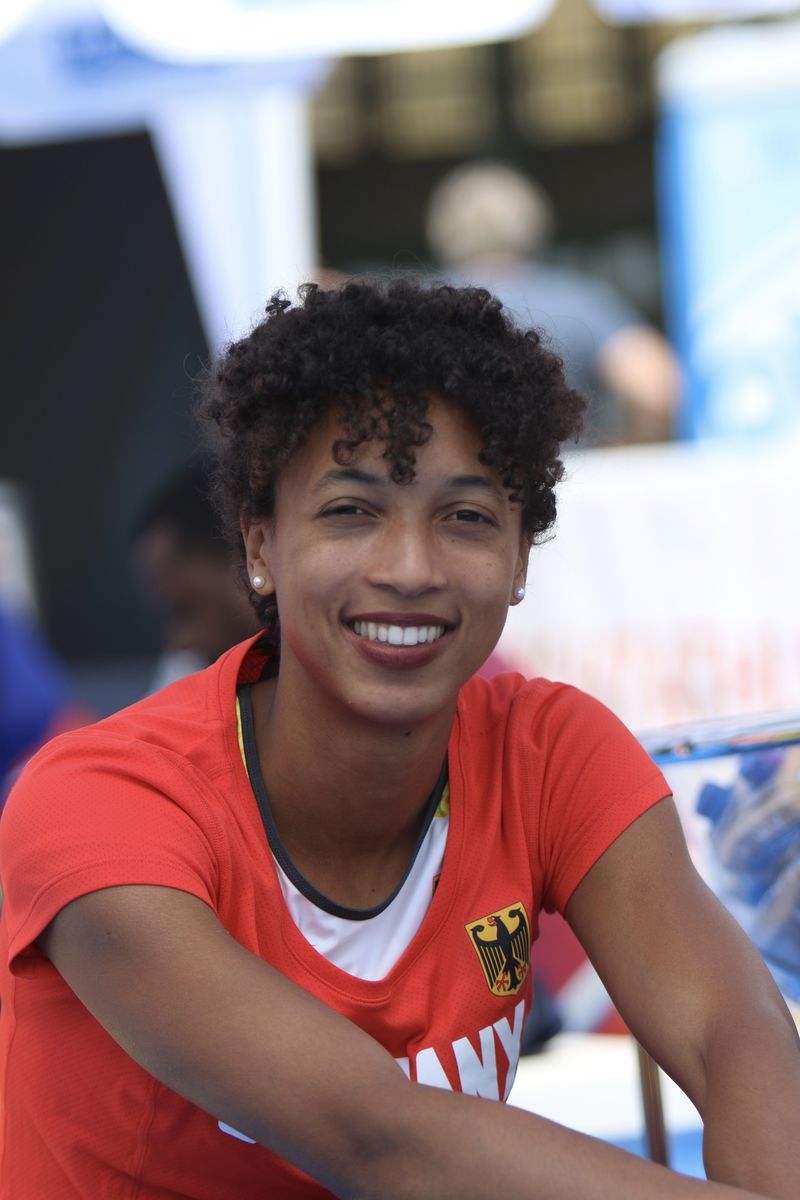 Voller Vorfreude auf die Deutschen - Malaika Mihambo (Bild: M. Merkel) Voller Vorfreude auf die Deutschen - Malaika Mihambo (Bild: M. Merkel)