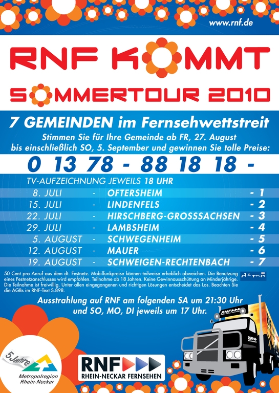 RNF Sommertour 2010 RNF Sommertour 2010