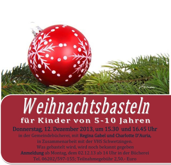 BÜ Weihnachtsbasteln BÜ Weihnachtsbasteln