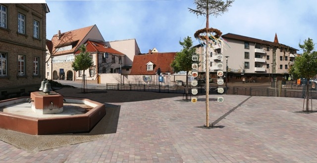 Geplanter Rathausvorplatz 2008 Geplanter Rathausvorplatz 2008