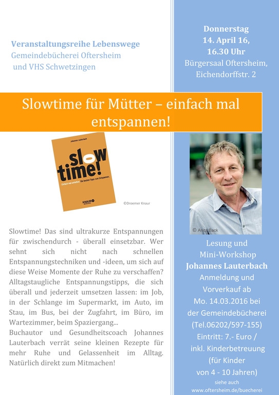 BÜ Slowtime Mütter NEU BÜ Slowtime Mütter NEU