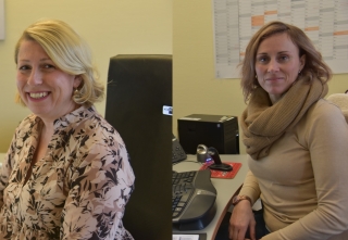 links Anna Stengler, rechts Silke Mergenthaler links Anna Stengler, rechts Silke Mergenthaler