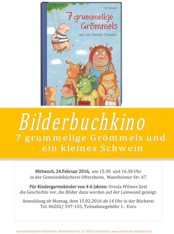 BÜ Bilderbuchkino Grömmels BÜ Bilderbuchkino Grömmels
