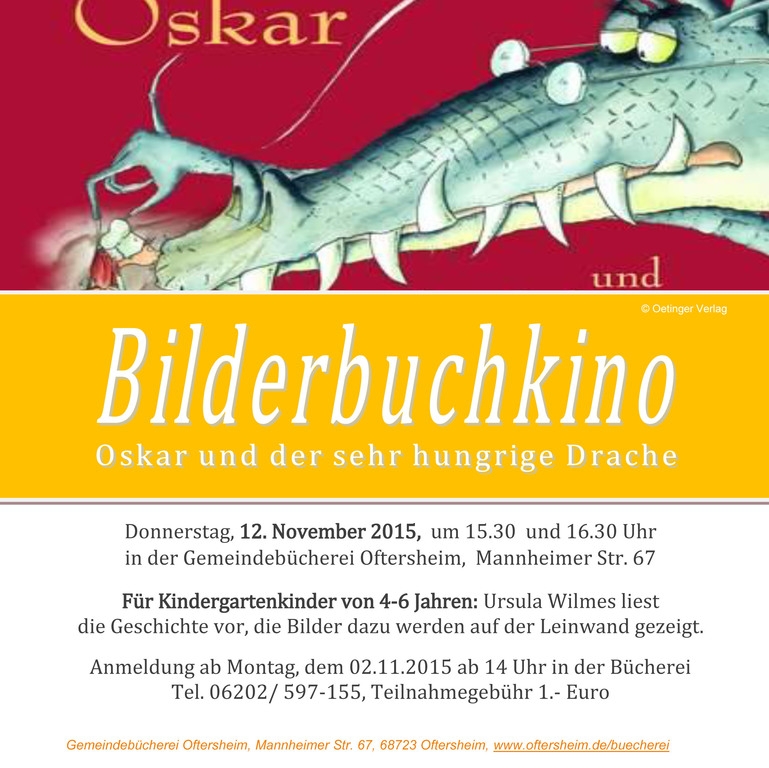 BÜ Bilderbuchkino Drache BÜ Bilderbuchkino Drache