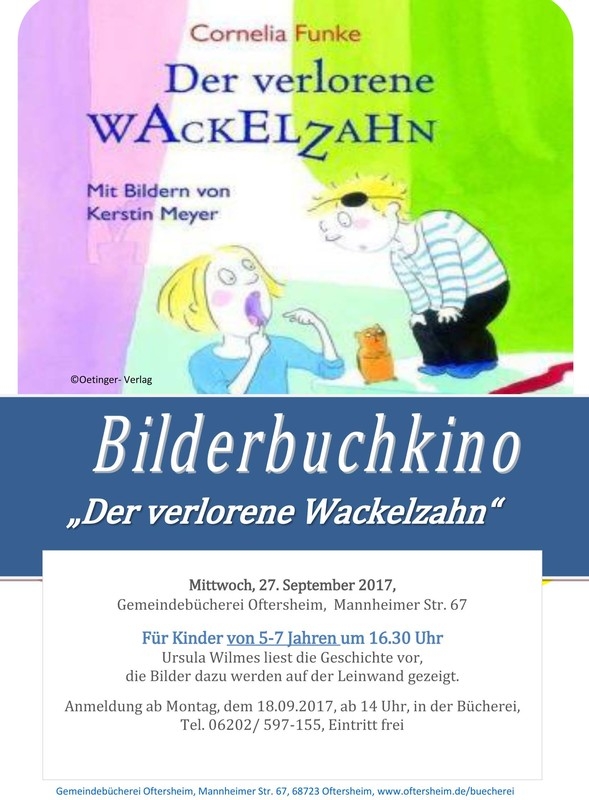 BÜ Bilderbuchkino Wackelzahn BÜ Bilderbuchkino Wackelzahn