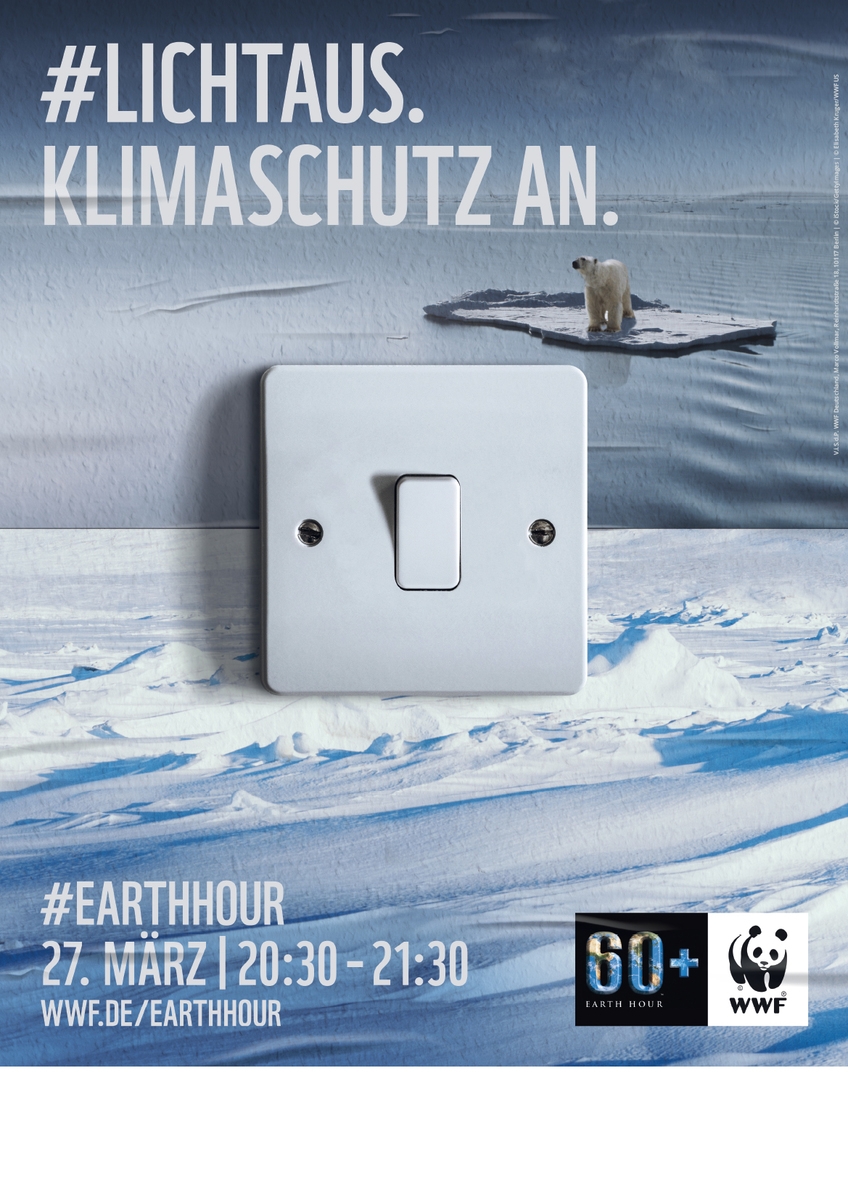 Earth-Hour-Plakat / WWF Earth-Hour-Plakat / WWF