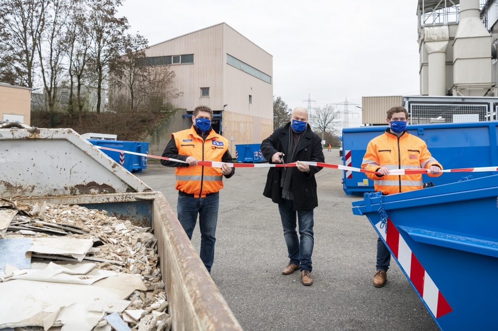 Neuer Wertstoffhof in Ketsch. Foto: AVR Neuer Wertstoffhof in Ketsch. Foto: AVR