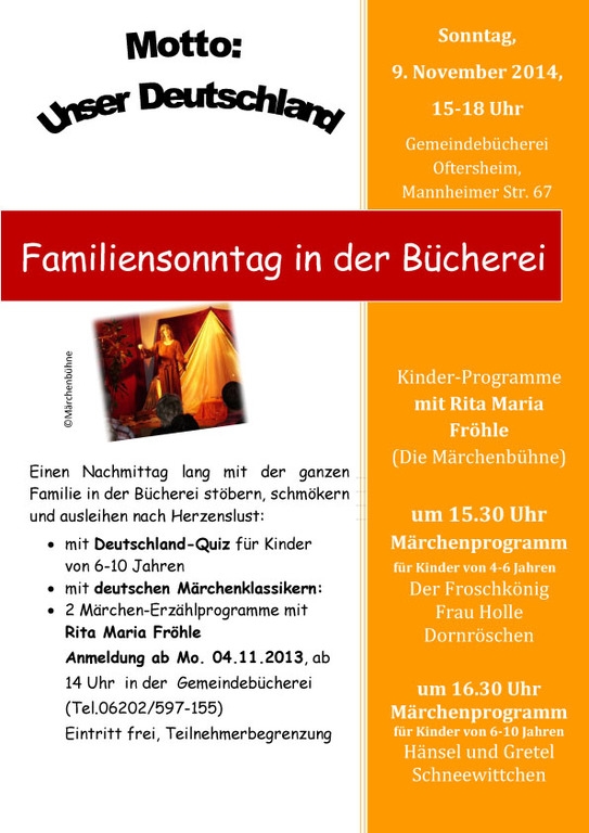BÜ Familiensonntag Deutschland BÜ Familiensonntag Deutschland