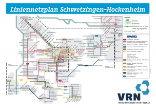 Liniennetzplan Schwetzingen-Hockenheim Liniennetzplan Schwetzingen-Hockenheim