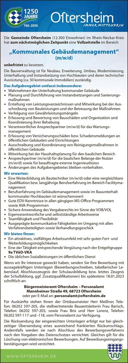Stellenausschreibung - Kommunales Gebäudemanagement.jpg Stellenausschreibung - Kommunales Gebäudemanagement.jpg