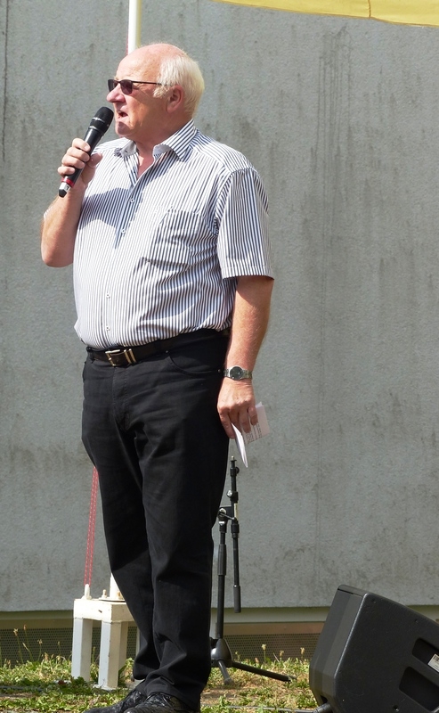 Begrüßung durch Bürgermeister Helmut Baust