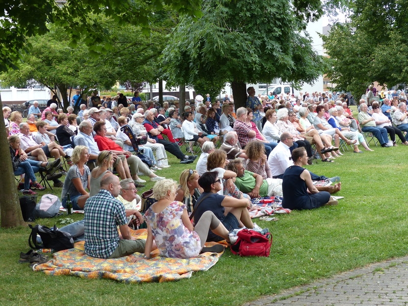 Musik im Park Juni 2017 Besucher