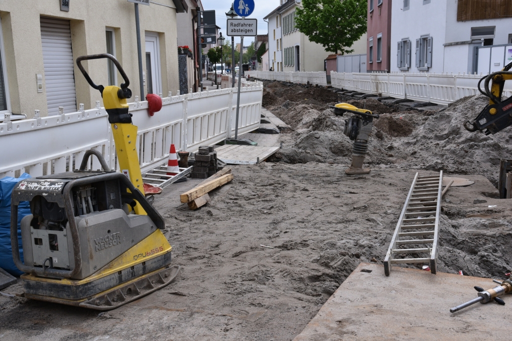 Mannheimer Straße - Kanalarbeiten Mannheimer Straße - Kanalarbeiten