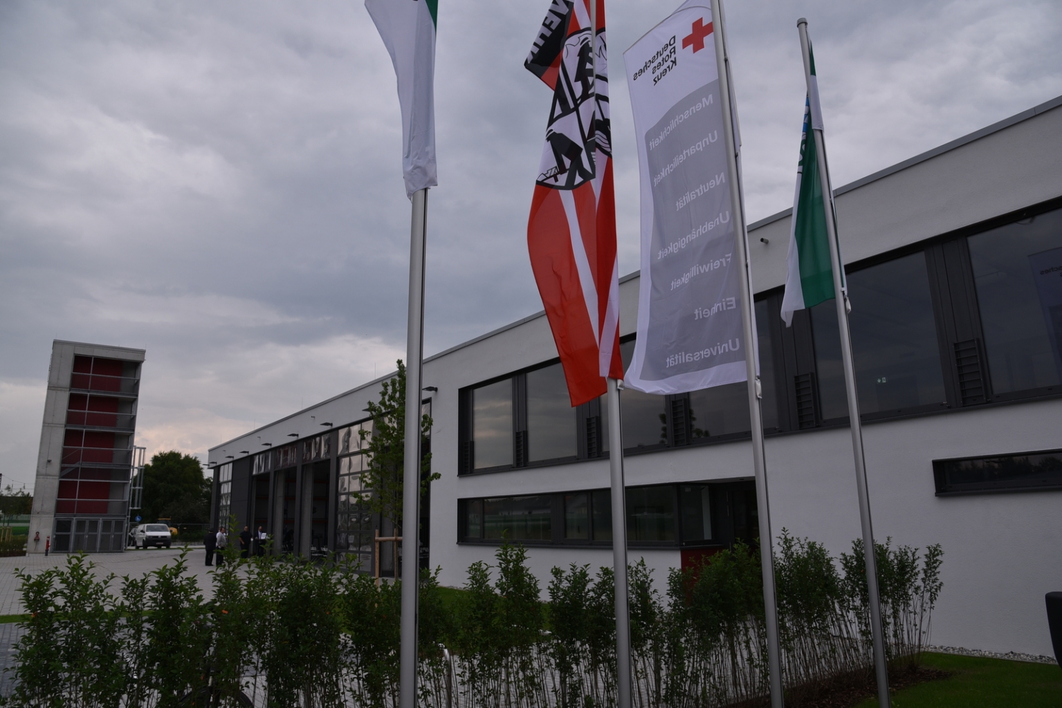 Das neue Rettungszentrum von außen.