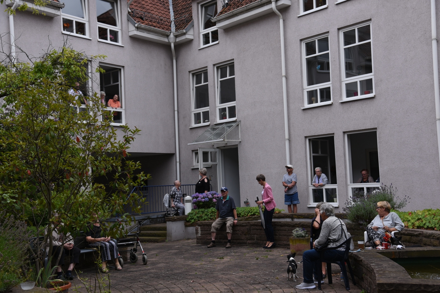 Innenhof des Siegwald-Kehder-Hauses