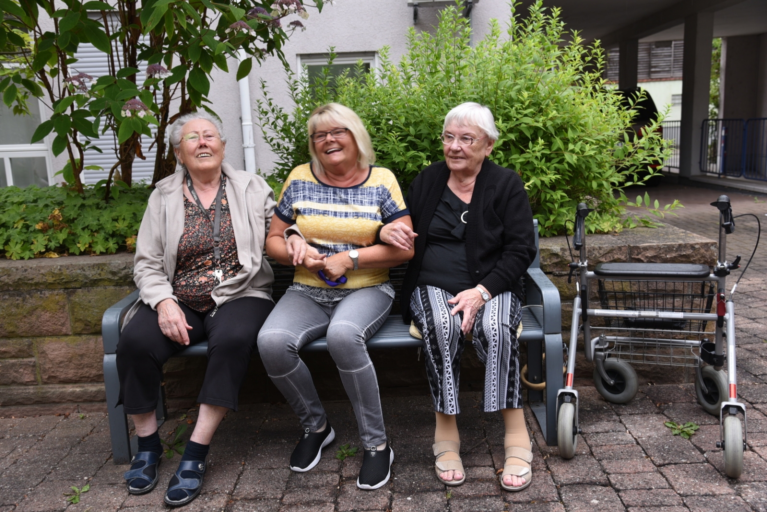 schunkelnde Gäste