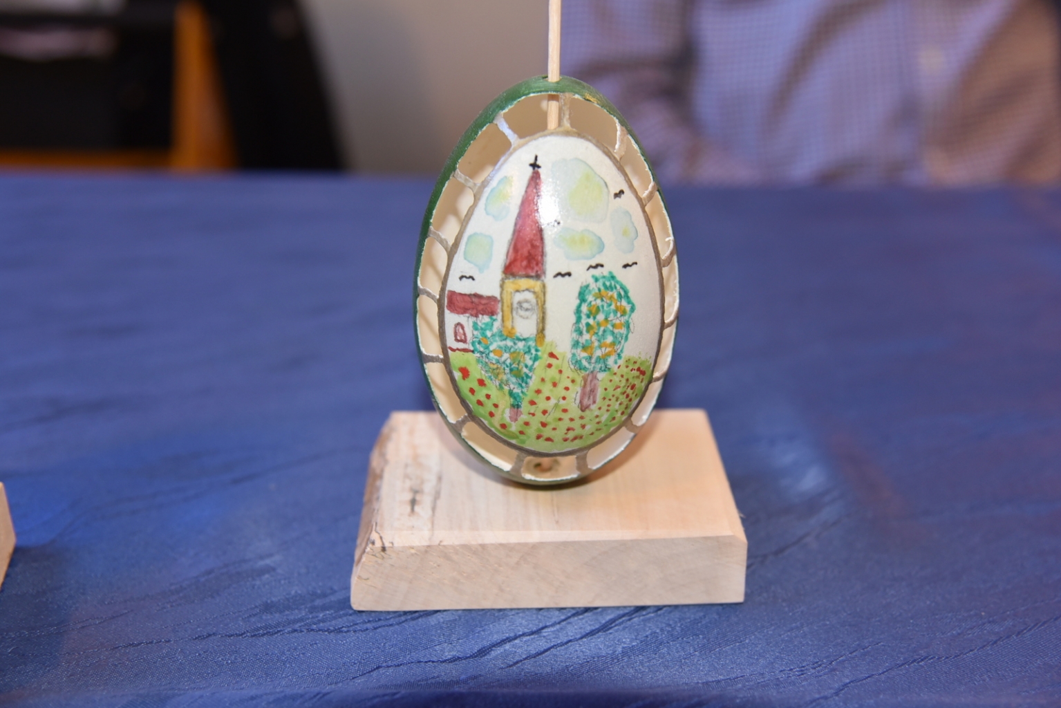 Etwas ruhiger ging es im Rose-Saal zu. Beim Ostermarkt des Heimat- und Kulturkreises gab es kleine Ostereier-Kunstwerke zu bestaunen. 