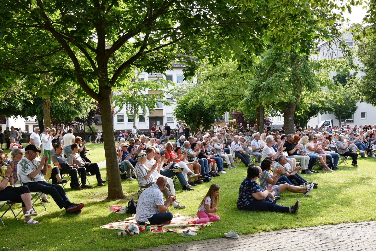 Gut besucht - mehr als 450 Gäste waren bei Musik im Park.