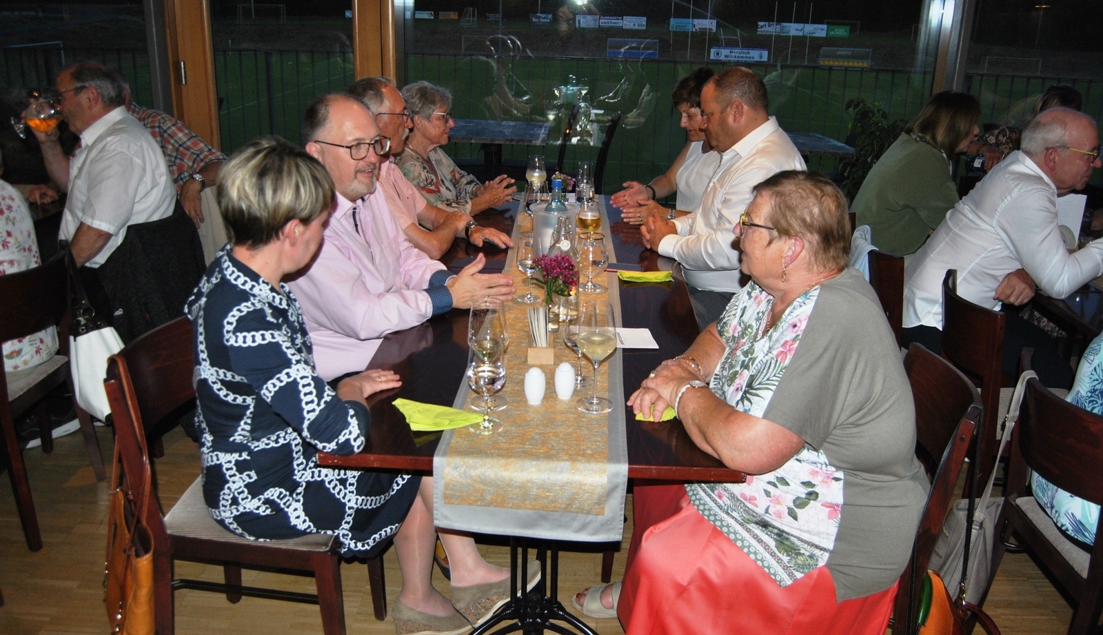 Gemütliches Beisammensein gehörte natürlich auch zum Besuchsprogramm.