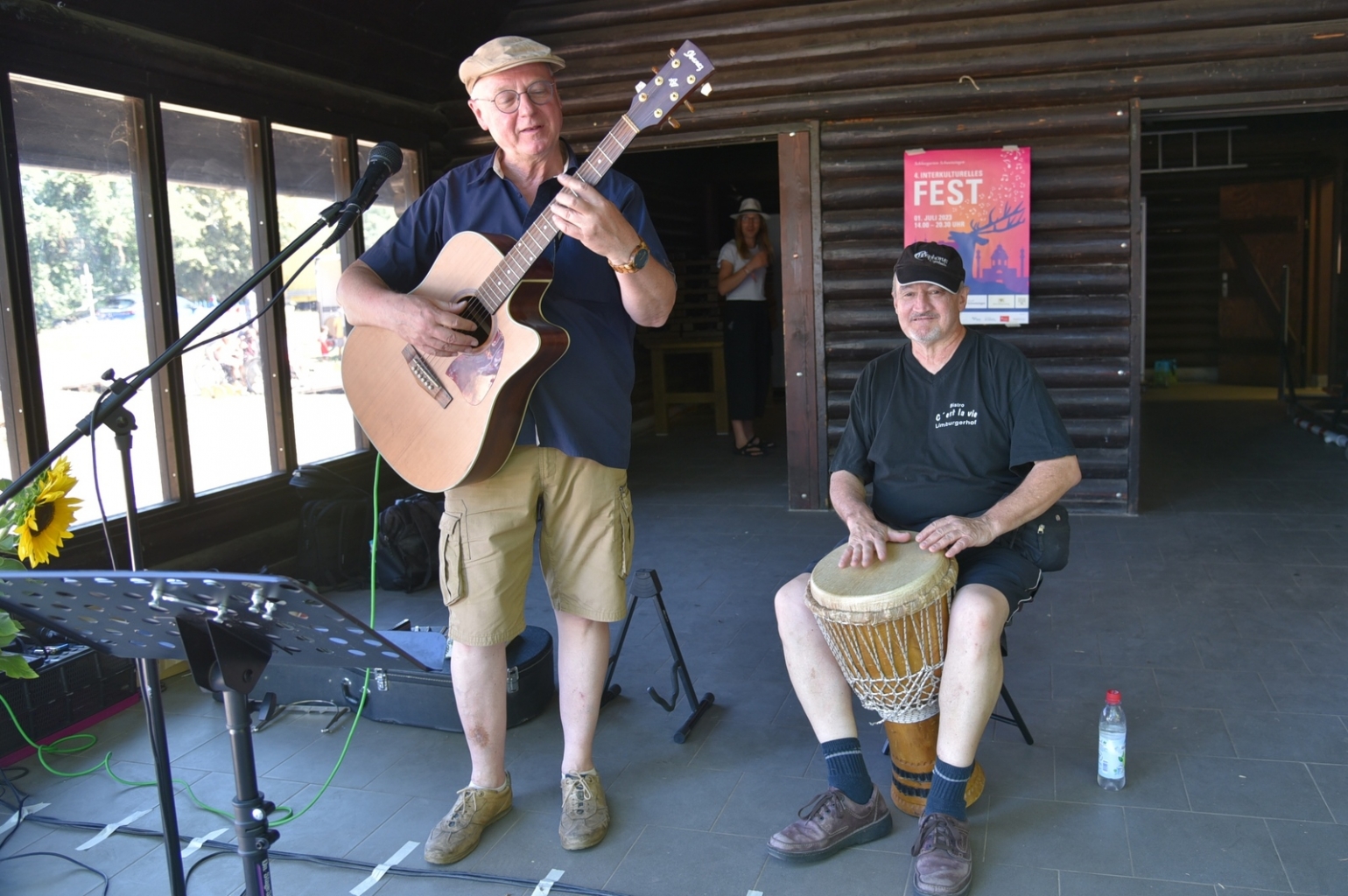 Manfred Kern und Rolf Lautenbach machten ebenfalls Musik für alle.