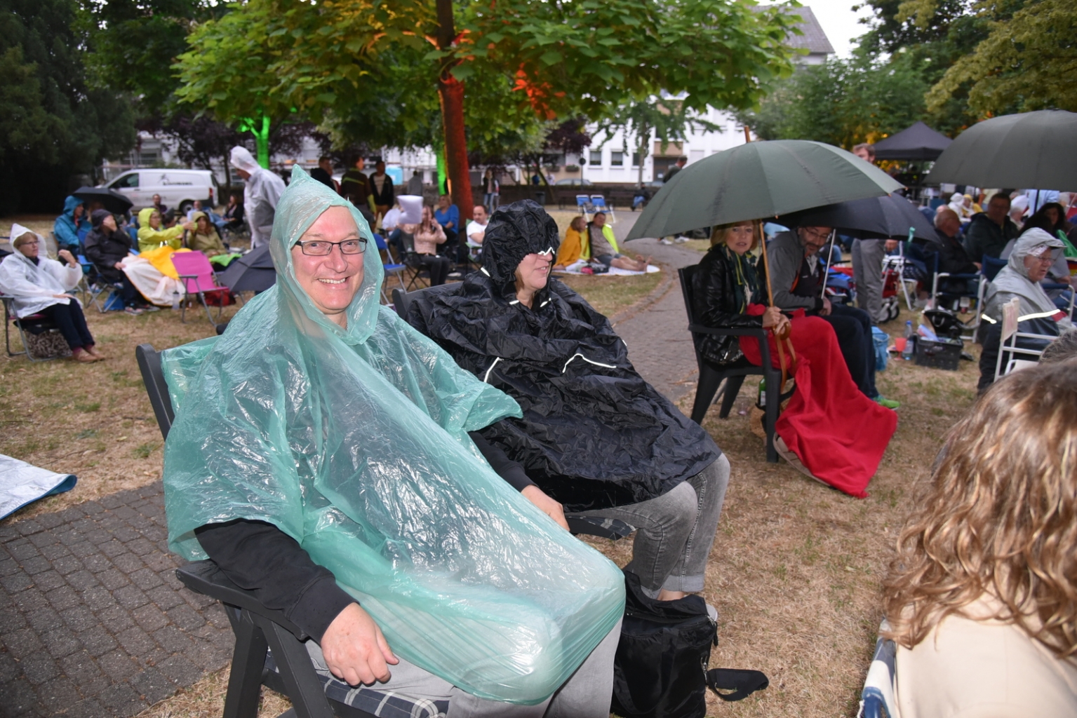 Dann setzte der Nieselregen ein.